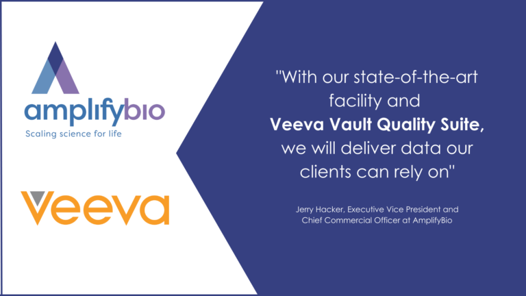 AmplifyBio to Drive Quality Excellence with Veeva Vault Quality Suite